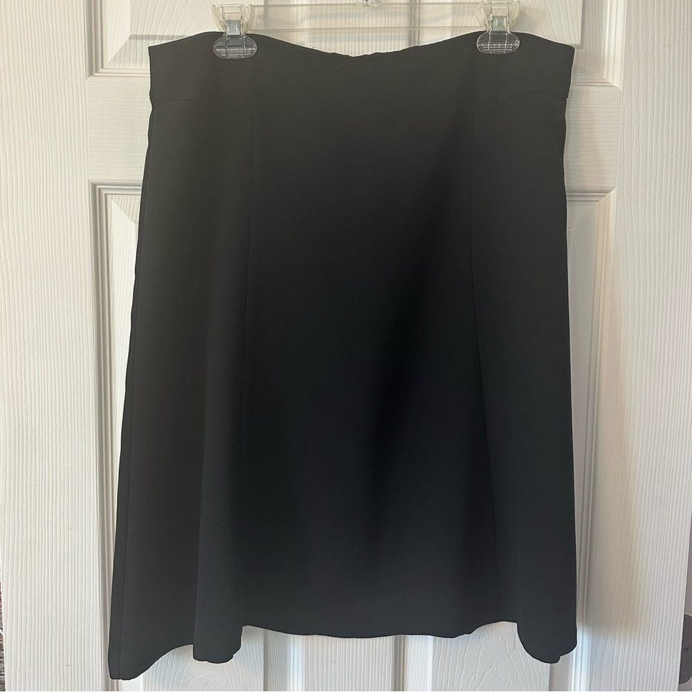 New York & Company Classic Black A-Line Skirt